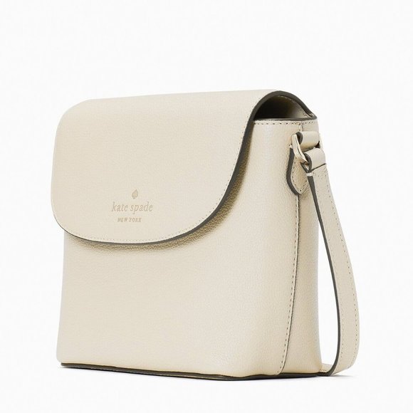 New Kate Spade Emmie Flap Crossbody Leather Buttermilk Glaze - Picture 3 of 4